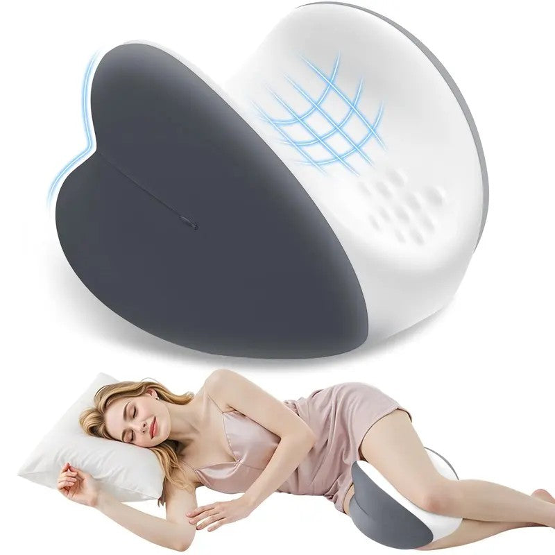 Heart-Shaped Memory Foam Knee Pillow for Side Sleepers