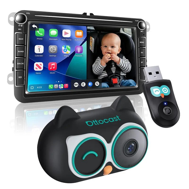Baby Car Camera + Wireless CarPlay Adapter
