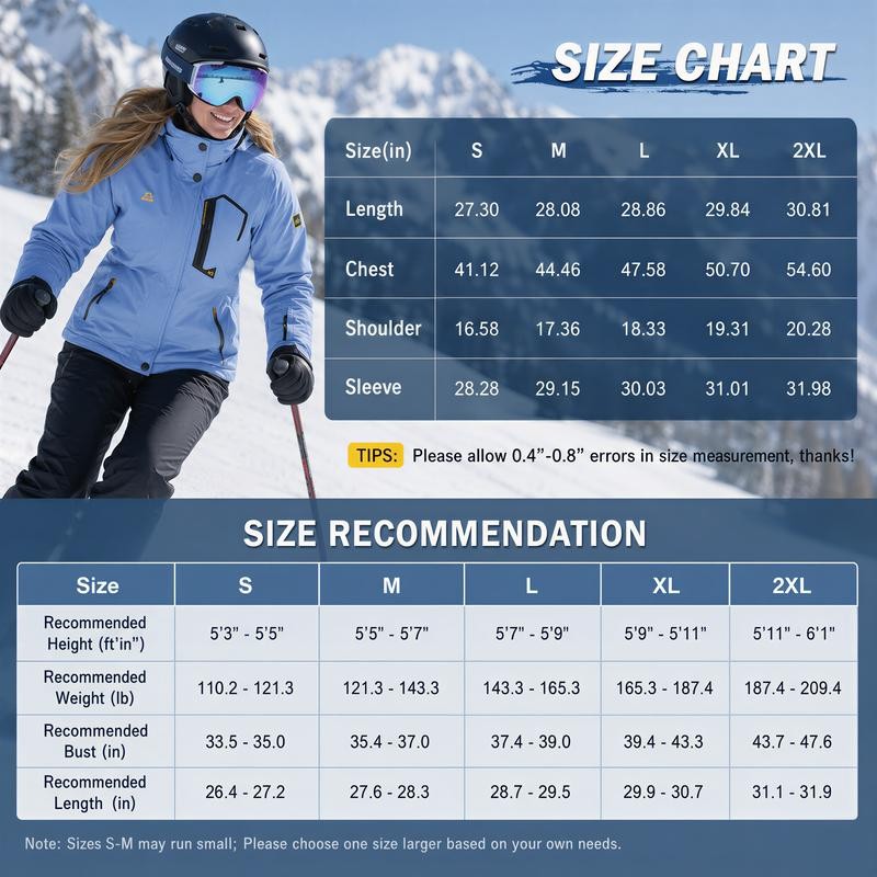Women's Waterproof Fleece-Lined Ski