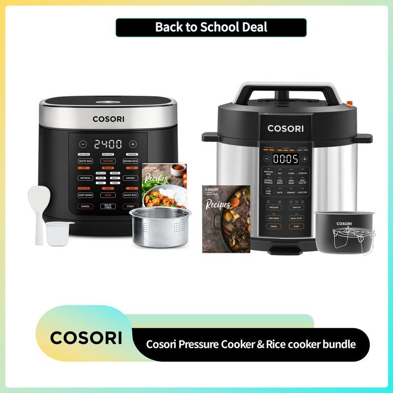 COSORI Pressure Cooker & Rice Cooker Bundle