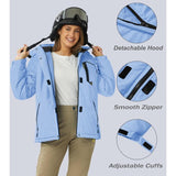 Women's Waterproof Fleece-Lined Ski Jacket