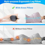 Heart-Shaped Memory Foam Knee Pillow for Side Sleepers