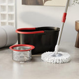Spin Mop and Wringer Bucket Set