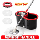 Spin Mop and Wringer Bucket Set