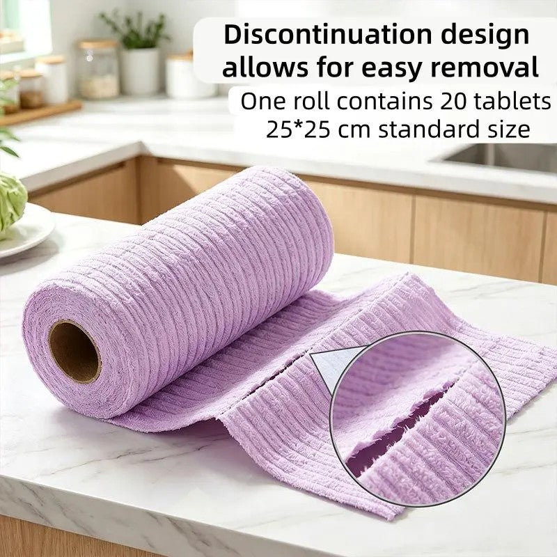Tear-Off Reusable Cleaning Cloths