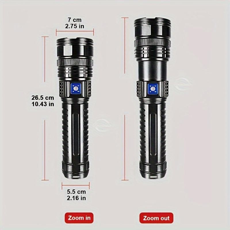 Rechargeable Strong Flashlight with