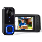 Wireless Doorbell Camera with 4.3" Monitor