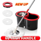 Spin Mop and Wringer Bucket Set