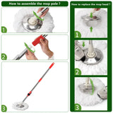 Spin Mop Bucket Set