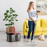 Spin Mop and Wringer Bucket Set