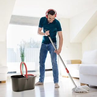Spin Mop and Wringer Bucket Set