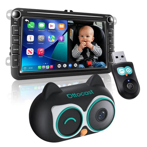 Baby Car Camera + Wireless CarPlay Adapter