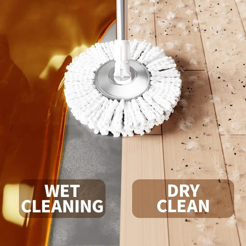 Spin Mop and Wringer Bucket Set