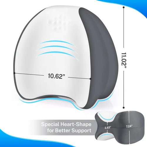 Heart-Shaped Memory Foam Knee Pillow for Side Sleepers