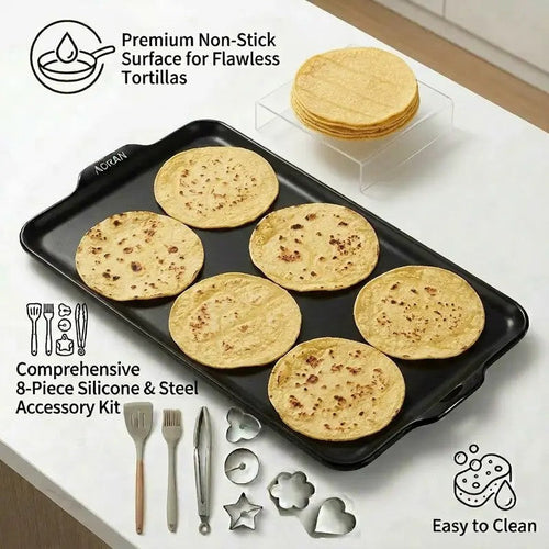 Ceramic Non-Stick Baking Pan for Tortillas and Everyday Baking
