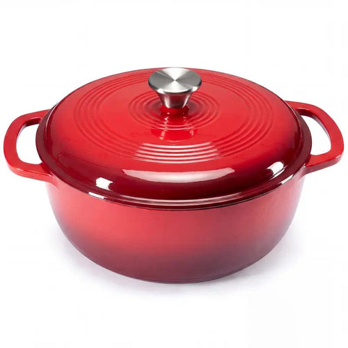 Enameled Cast Iron Dutch Oven with Lid