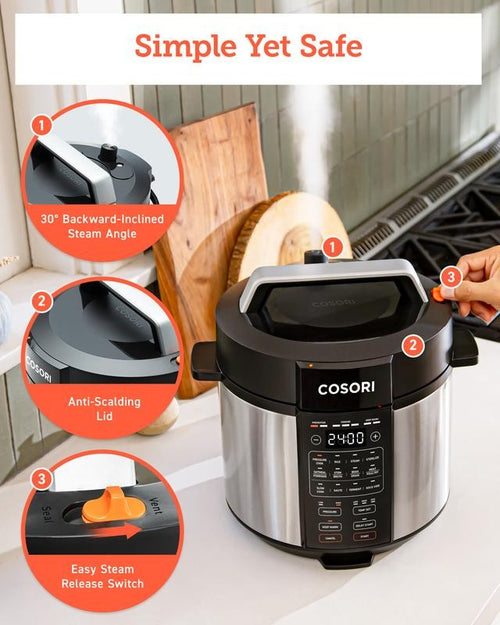 COSORI Pressure Cooker & Rice Cooker Bundle