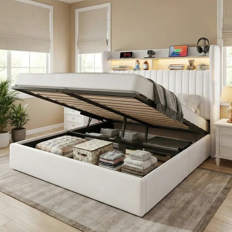 Lift-Up Storage Bed Frame