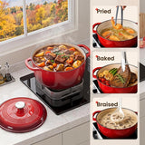 Enameled Cast Iron Dutch Oven with Lid