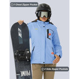 Women's Waterproof Fleece-Lined Ski Jacket