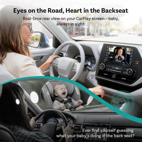 Baby Car Camera + Wireless CarPlay Adapter