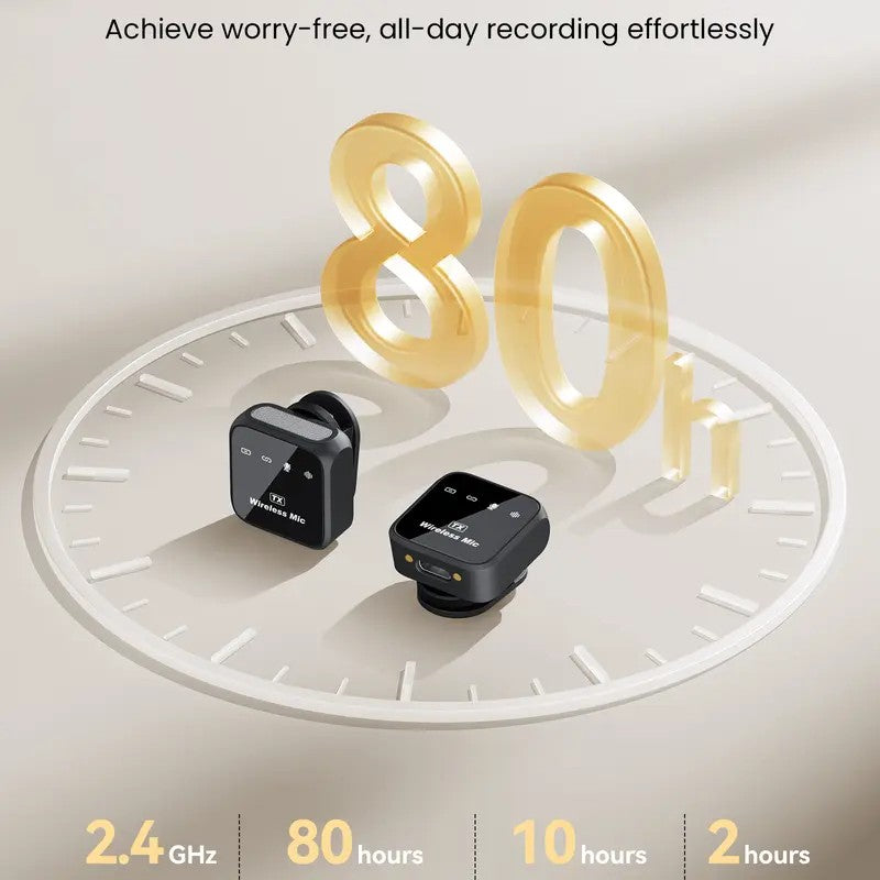 KUKIHO Wireless Lavalier Microphone Set