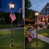 63" Solar Lamp Post Lights (2-Pack)