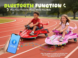 2-in-1 Electric and Manual Wiggle Ride-On Car for Kids