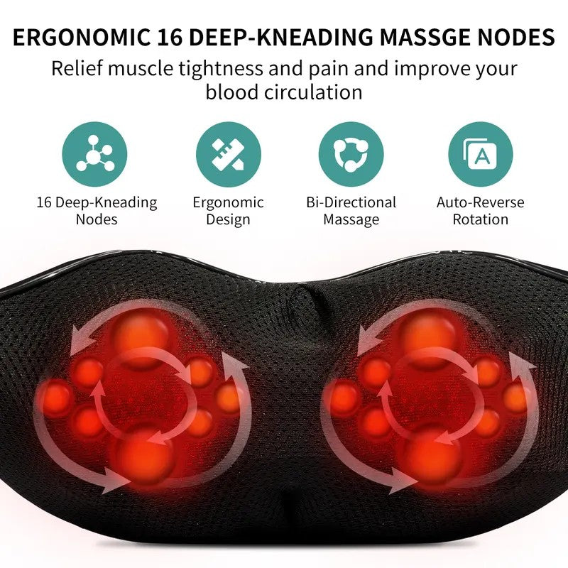 Neck & Shoulder Shiatsu Massager with Heat