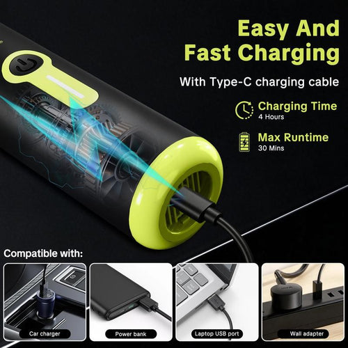 SEESE Cordless Car Vacuum & Air Duster