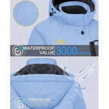 Women's Waterproof Fleece-Lined Ski Jacket