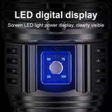 Rechargeable Strong Flashlight with Power Bank