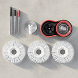 Spin Mop and Wringer Bucket Set