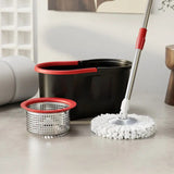 Spin Mop and Wringer Bucket Set