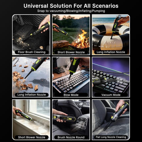 SEESE Cordless Car Vacuum & Air Duster