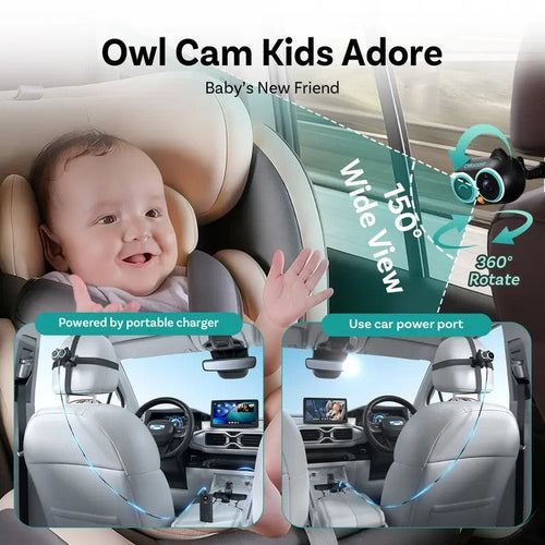 Baby Car Camera + Wireless CarPlay Adapter