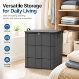 Large Foldable Zippered Storage Bin