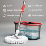 Spin Mop and Wringer Bucket Set