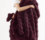 Frye Bubble Faux Fur Throw
