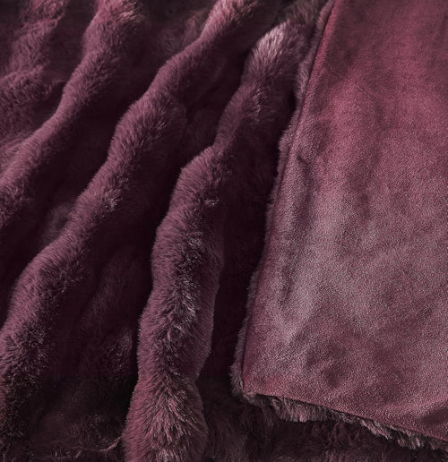 Bubble Faux Fur Throw Blanket 50x70