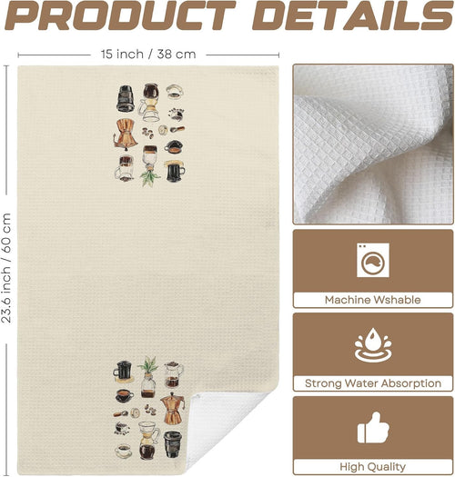 Coffee Bar Microfiber Kitchen Towel