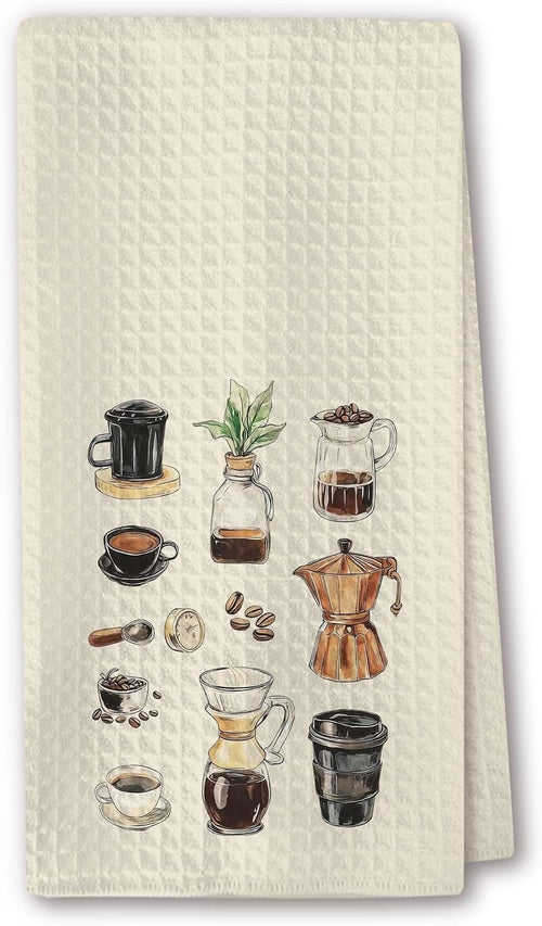 Coffee Bar Microfiber Kitchen Towel