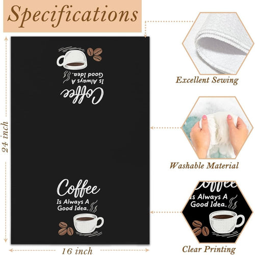 Coffee Waffle Weave Kitchen Towel