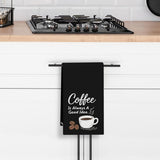 Coffee Waffle Weave Towel