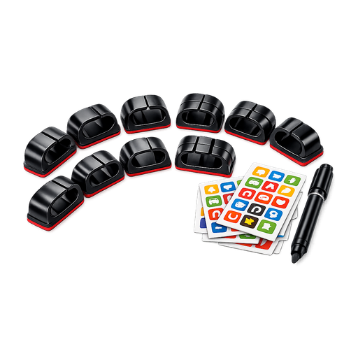 Cable clips for car interior