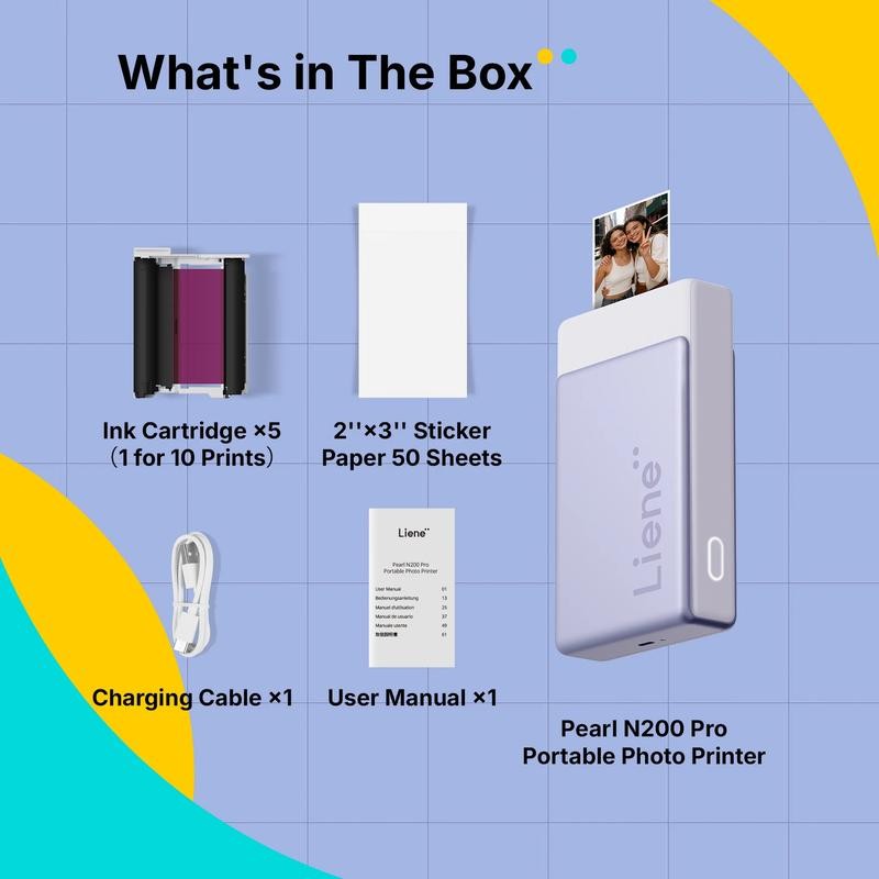 Pearl N200 Pro Portable Photo Printer