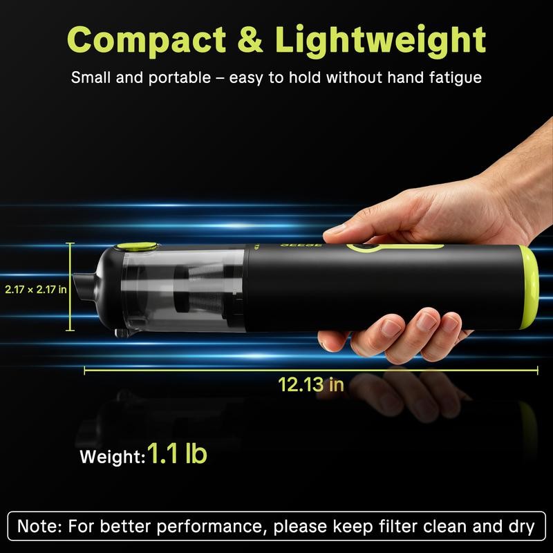 SEESE Cordless Car Vacuum & Air Duster